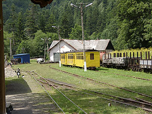 (Museums)-Bahnhof in Polen